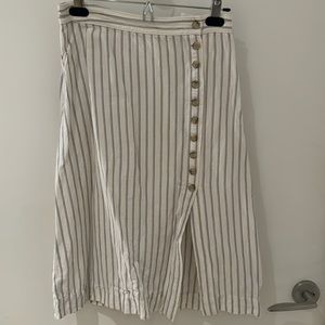 Linen blend skirt from madewell